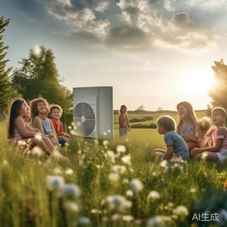 农村清凉神器：空气能空调，夏日