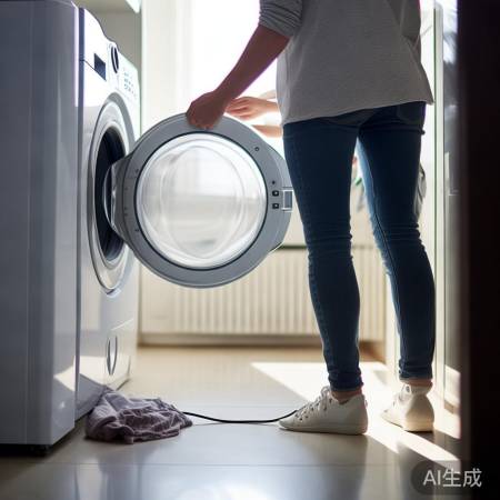 洗衣机拆洗前,确保断电拔插头。