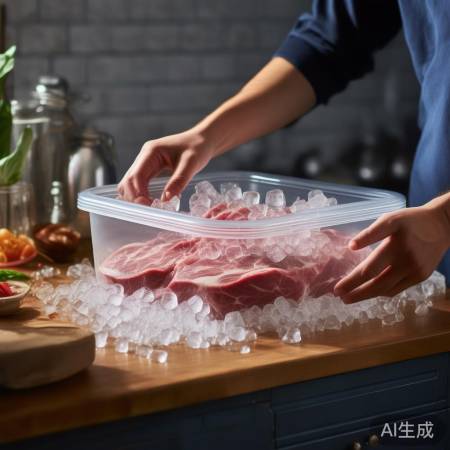 “冰块保鲜法,肉类不变质”