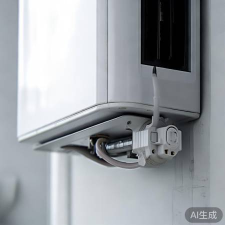 壁挂炉电源检查,插座完好,功率