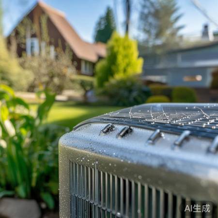 定期清洁室外换热器，确保热泵除