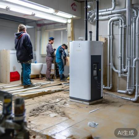 预埋水管高热水器底50-100