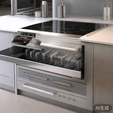 集成灶自动清洗，易装易拆。