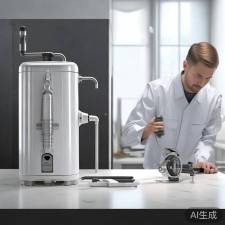 方太热水器安装:防滑接口,拧紧