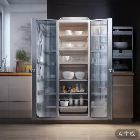 大容量消毒柜,收纳无忧!