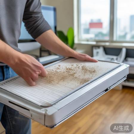 定期清洁空调滤网,畅快呼吸