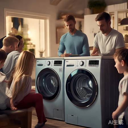 LG洗衣机,量体裁衣,大小适中