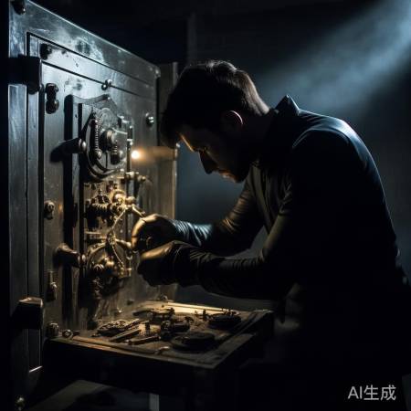 高高手撬开重保险柜