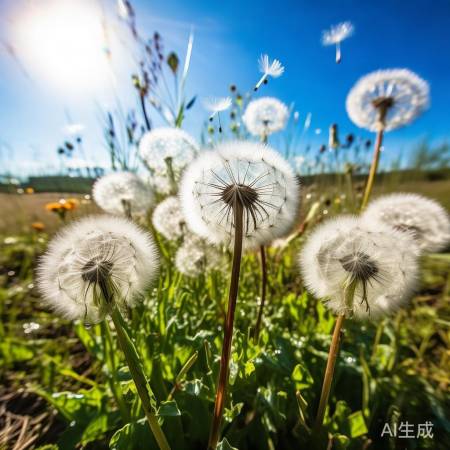 “蒲公英，护肤佳品。”