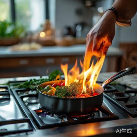 烹饪火候，美味油烟少。