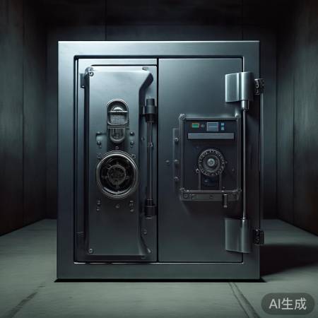 保险柜选机械锁，钢厚15毫米。