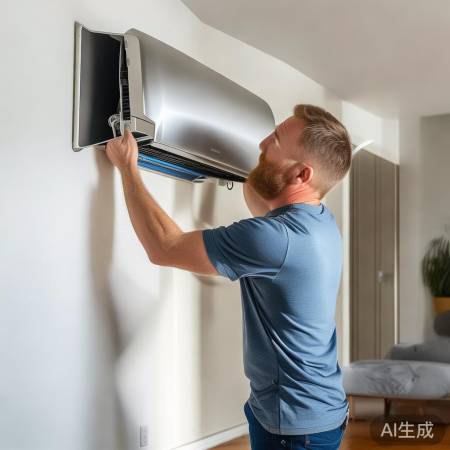 安装出风口回风口,检查通风效果