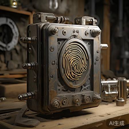 早期指纹锁，机械结构，价格亲民