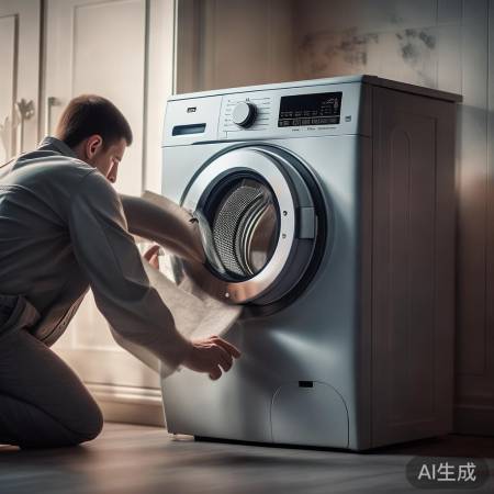 美的洗衣机安装服务赞！