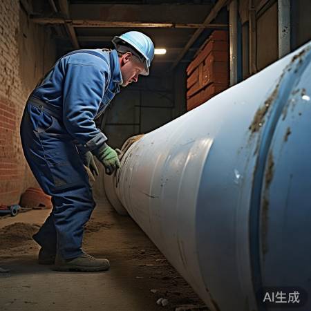 检查排水管,及时更换破损管