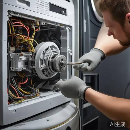 洗衣机不脱水？检查电机紧固螺丝