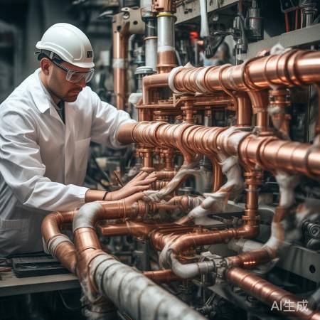 铜管保温防冻裂，安装走线要适中