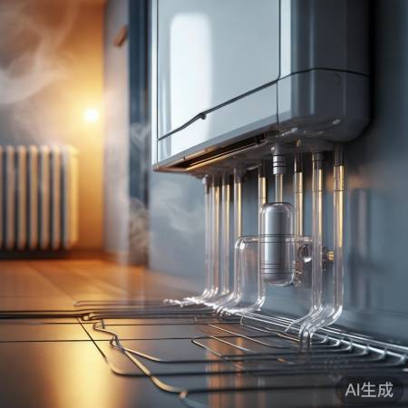 壁挂炉水泵循环水,供暖效果佳。