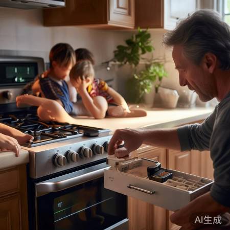 燃气灶:定期检查电池,安全使用