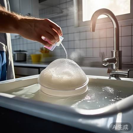 过滤网清洗妙招:加清洁剂除垢杀