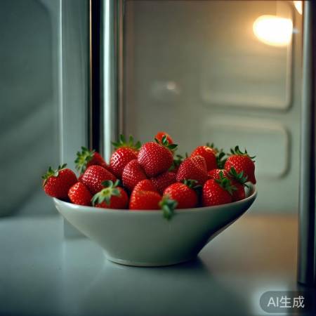 草莓入冰箱，灵感冷藏待释放。