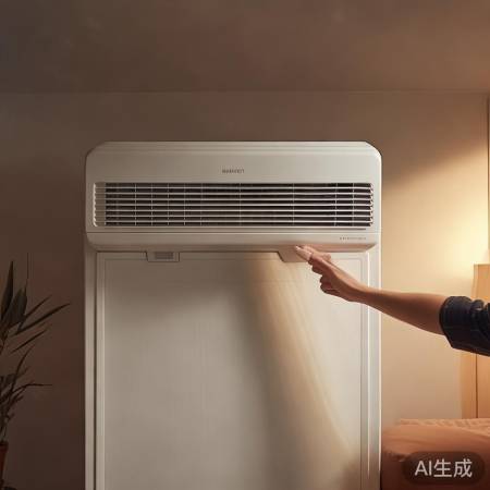 空调向上吹，减少水珠生