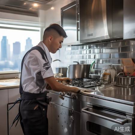 昆明蓝天&洁净家政，清洗油烟机