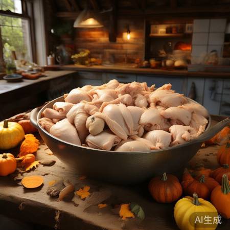 秋季无冰箱鸡肉保存法