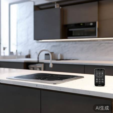 智能集成灶，语音操控便捷生活。