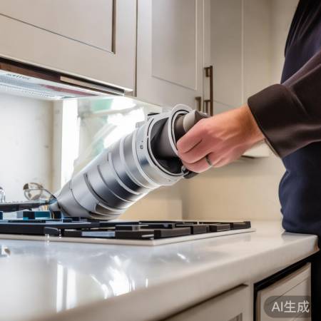 安装烟道,确保密封防泄漏