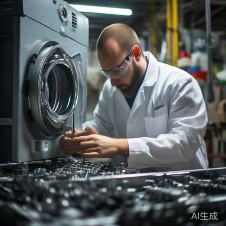 组装洗衣机，螺丝外壳依次装回。