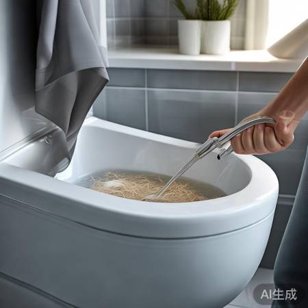 智能马桶堵塞，勿扔杂物入内