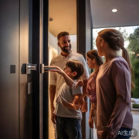 指纹锁,便捷安全,告别忘带钥匙