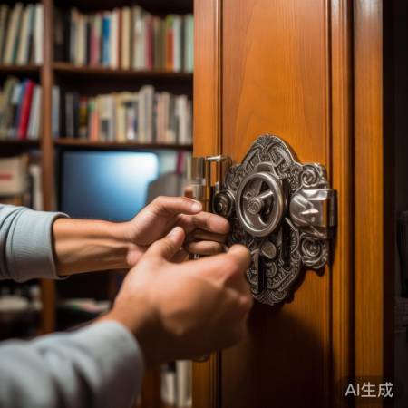 指纹锁螺丝定期检查，防止松动影