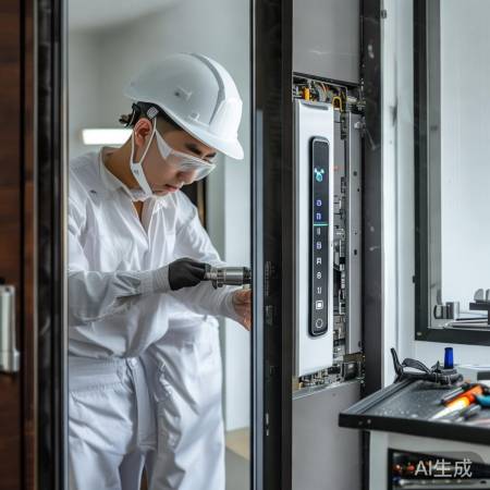 泸水专家修智能防盗门,故障速解