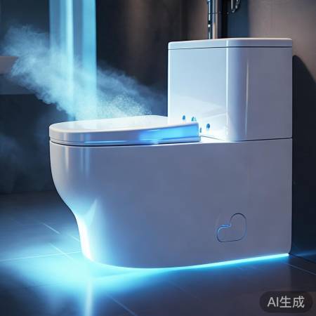 智能马桶自动除臭，舒适如厕。