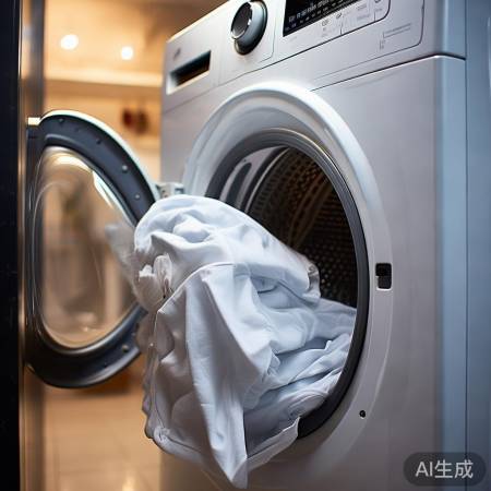 洗衣机勿过载，排空积水保寿命