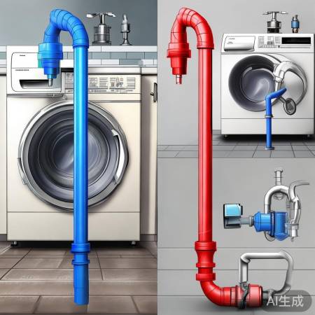 洗衣机水管:冷热水管与排水管打