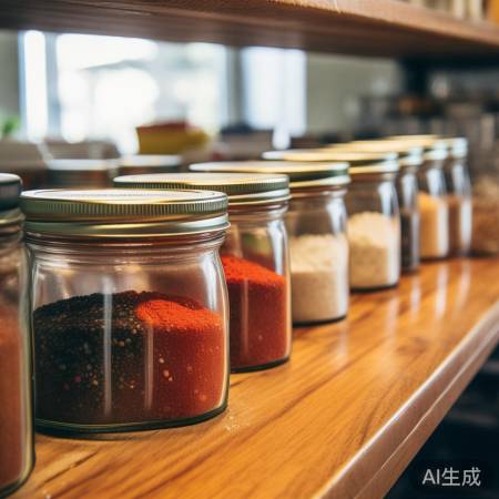 调料按频次排序，便捷整洁。