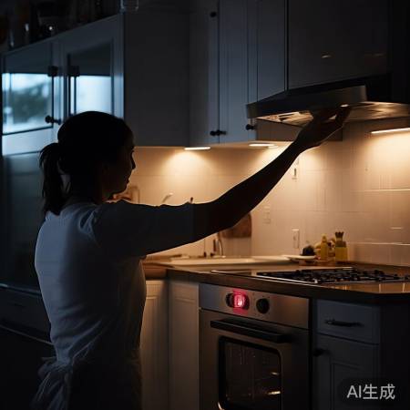 “断电清洗油烟机,安全第一。”