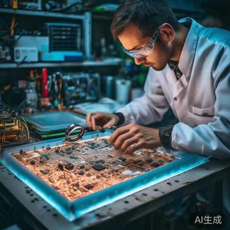 电路板检查,问题需专业维修