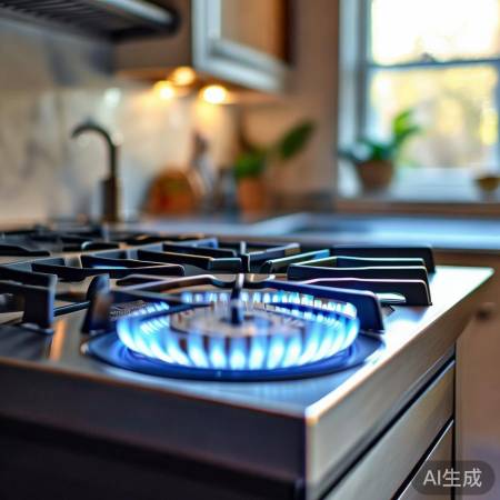 环保燃气灶，清洁又安全。