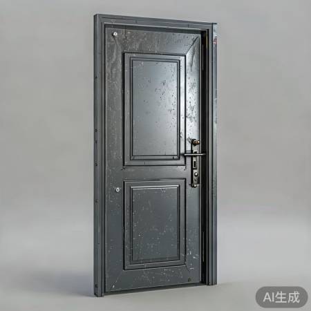 6公分厚防盗门，多锁点设计，守