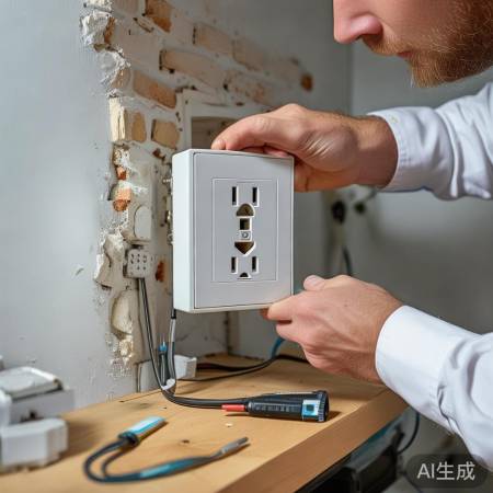 安装插座，安全为上。