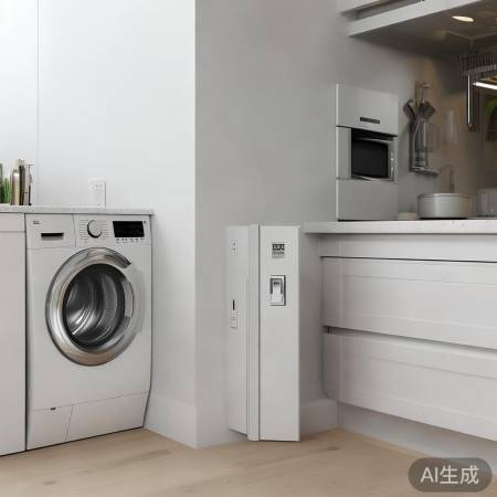 洗衣机插座内嵌，美观安全首选