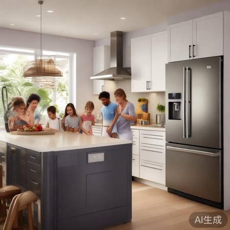 厨房空间选冰箱，尺寸不超过60