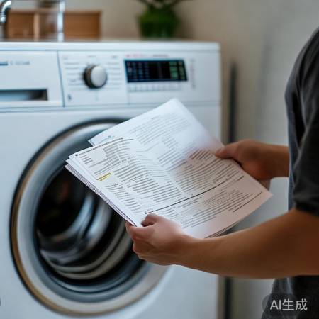 阅读说明,了解洗衣机操作。