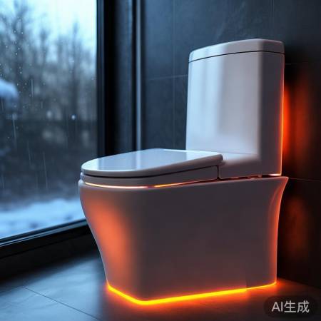 智能马桶座圈加热,冬日温暖相伴