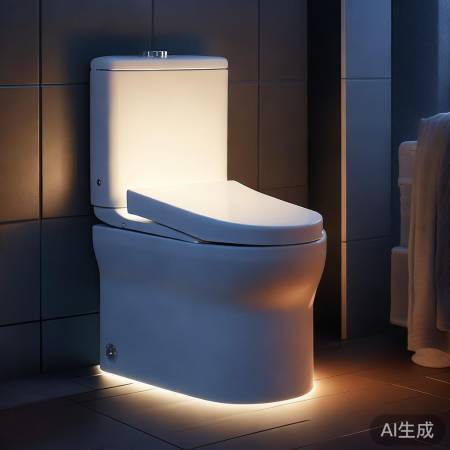 智能马桶夜灯,自动亮灭,调节亮