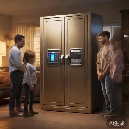 “河南双门保险柜,家庭安全守护